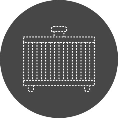 Radyatör. Web simgesi basit tasarım