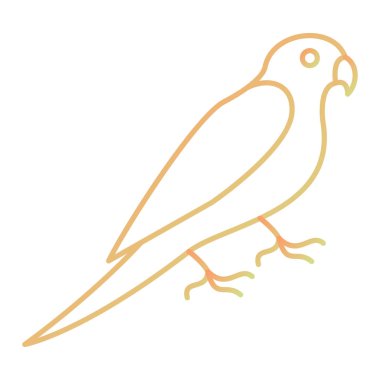 Abstract bird icon vector illustration