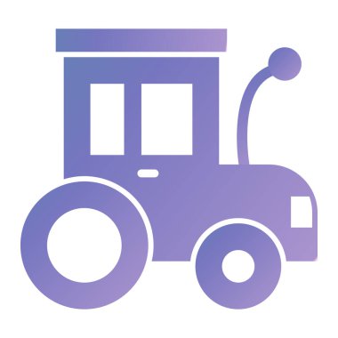 tren. Web simgesi basit illüstrasyon