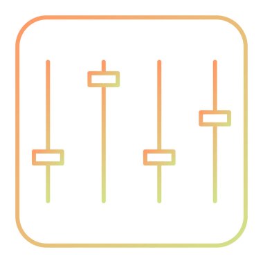 ses karıştırıcı simgesi. vektör illüstrasyonu
