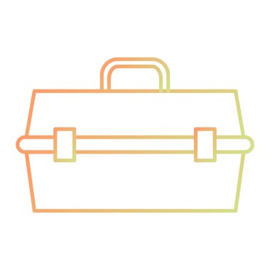 evrak çantası ikonu vektör illüstrasyonu