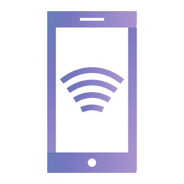 Akıllı telefon. Web simgesi basit illüstrasyon