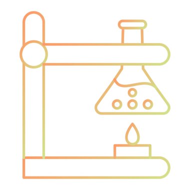 science and chemistry line icon. outline vector illustration and editable stroke.