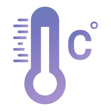 termometre simgesi vektör illüstrasyonu