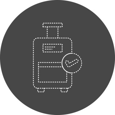 vector illustration of Luggage