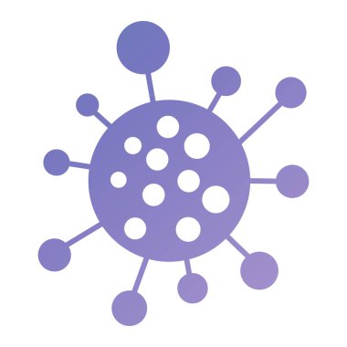 Virüs ikonu vektör illüstrasyonu