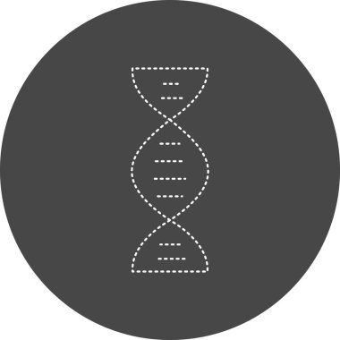 DNA simgesinin vektör illüstrasyonu