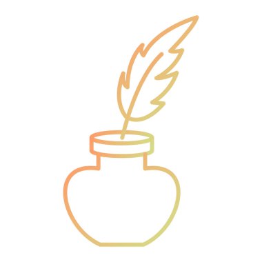 Tüylü ikon vektör illüstrasyonu