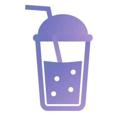 Kokteyl. Web simgesi basit tasarım