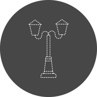 Lamba simgesinin vektör illüstrasyonu 