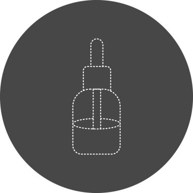 vector illustration of Organic Oil icon 