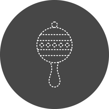 Çıngırak. Web simgesi basit tasarım