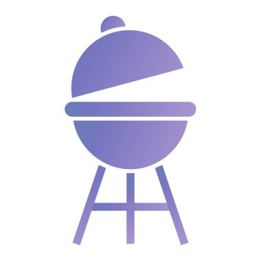 Barbekü ızgarası. Web simgesi