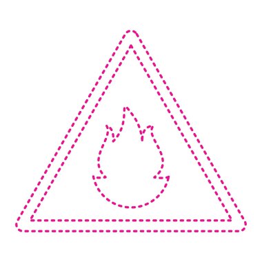 Bir neon işaretinin vektör illüstrasyonu
