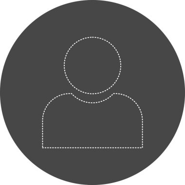 kullanıcı. Web simgesi basit illüstrasyon