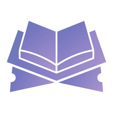 kitap simgesi vektör illüstrasyonu