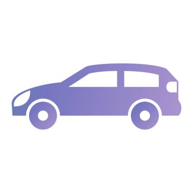 araba simgesi vektör illüstrasyonu