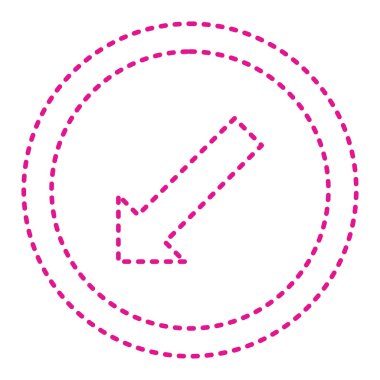 Yol simgesi vektör illüstrasyonu