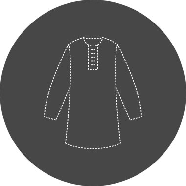 giysi simgesinin vektör illüstrasyonu