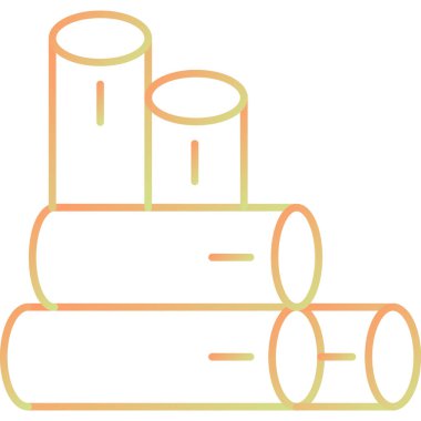 Bir yığın kitabın vektör illüstrasyonu