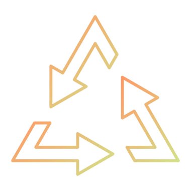 Ekonomi simgesinin vektör illüstrasyonu