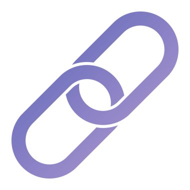 bağlantı simgesi, vektör illüstrasyonu