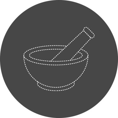 Havan simgesi vektör illüstrasyonu