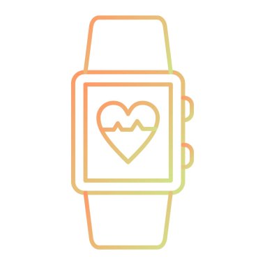 Saat. Web simgesi basit illüstrasyon