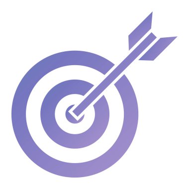 hedef simge vektör illüstrasyonu