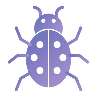 Böcek. Web simgesi basit illüstrasyon