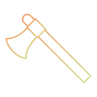 Balta simgesi. Vektör illüstrasyonu