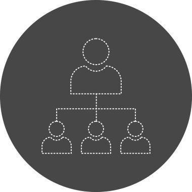 İş insanları simgesinin vektör illüstrasyonu