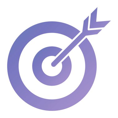 hedef simge vektör illüstrasyonu