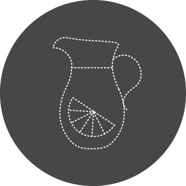 jug with lemonade. web icon simple design