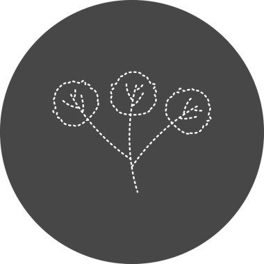 tek kalp simge vektör çizim