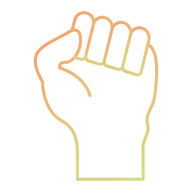 Bir adamın el hareketiyle.