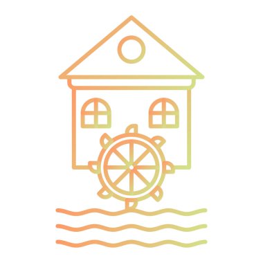 Basit bir simgenin vektör illüstrasyonu