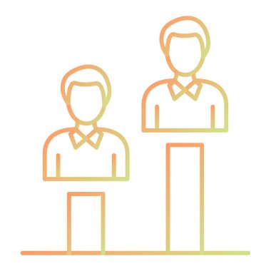 iş adamı simgesi vektör illüstrasyonu