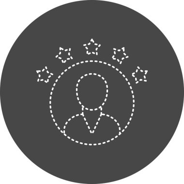 Reyting. Web simgesi basit tasarım