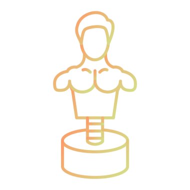 woman with hat icon. outline illustration of yoga vector icons for web