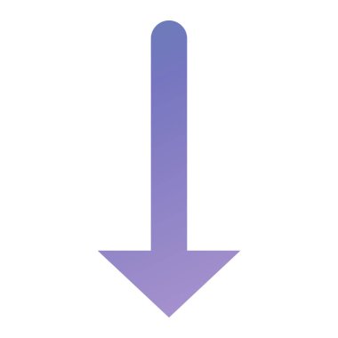 arrow down. web icon simple design