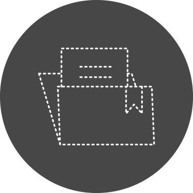 Dizin Vektörü Kabartma Simgesi Tasarımı 