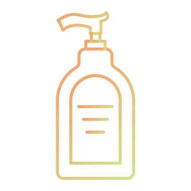 Sabun dağıtıcı simgesinin vektör illüstrasyonu