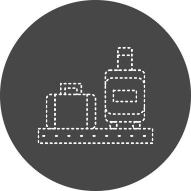 vector illustration of Luggage