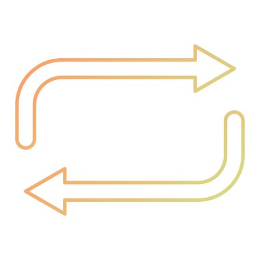 ok vektör simgesi modern illüstrasyon