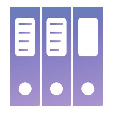 Ofis dizinleri simgesi. vektör illüstrasyonu