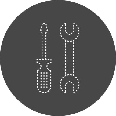 Aletler. Web simgesi basit tasarım