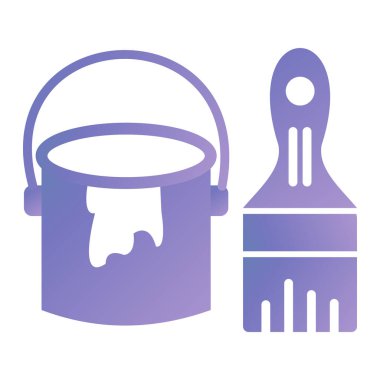 boya silindiri, illüstrasyon, beyaz arkaplan üzerindeki vektör.