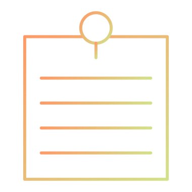 clipboard with note mark icon. vector illustration