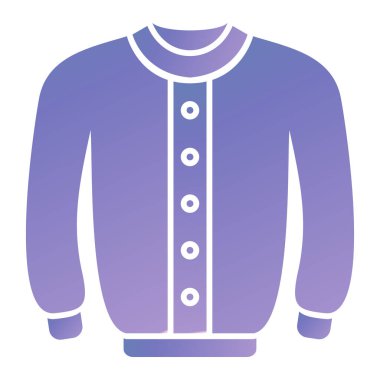 jacket icon. simple illustration of clothes vector logo and editable stroke